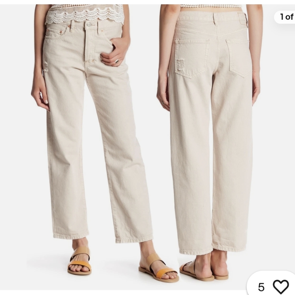 Free People Universal Boyfriend Jeans- 27